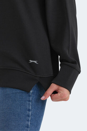 Slazenger VIRTUE Women's Sweatshirt Black - Thumbnail