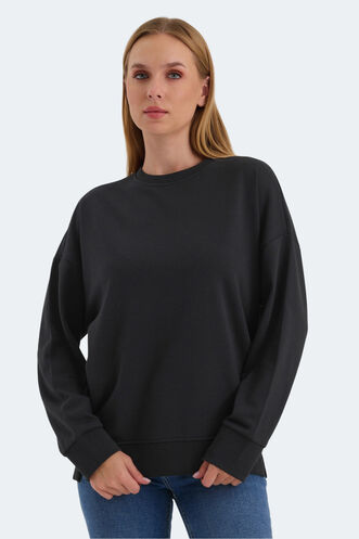 Slazenger VIRTUE Women's Sweatshirt Black - Thumbnail