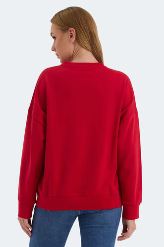 Slazenger VIRTUE Women's Sweatshirt Red - Thumbnail