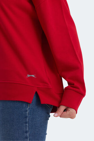 Slazenger VIRTUE Women's Sweatshirt Red - Thumbnail