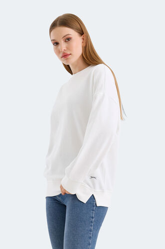 Slazenger VIRTUE Women's Sweatshirt White - Thumbnail