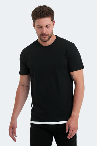 Slazenger VISITOR Men's T-Shirt Black - Thumbnail