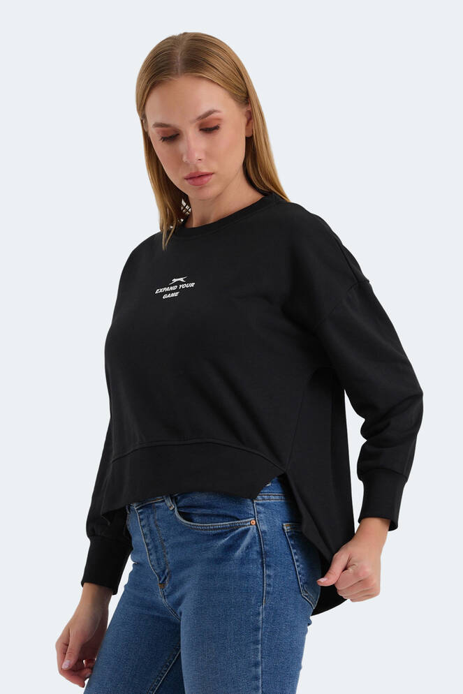 Slazenger VITAL OVERSIZE Women's Sweatshirt Black