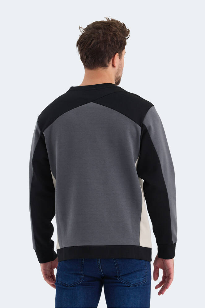 Slazenger VITALI Erkek Sweatshirt Siyah