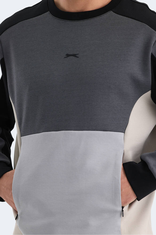 Slazenger VITALI Erkek Sweatshirt Siyah