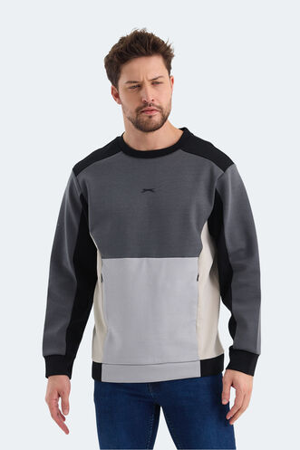 Slazenger VITALI Erkek Sweatshirt Siyah - Thumbnail