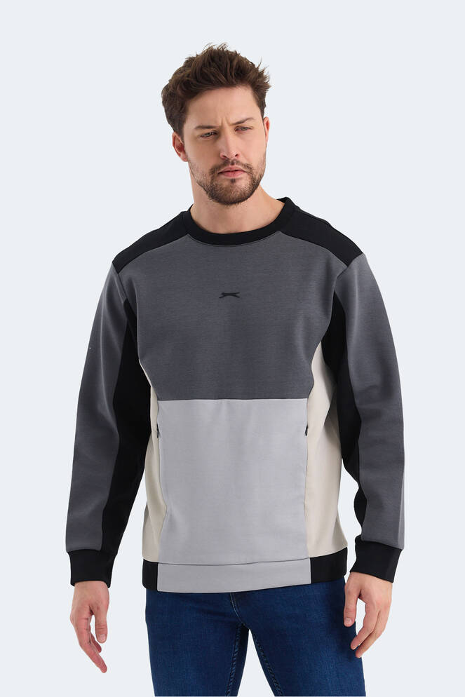 Slazenger VITALI Erkek Sweatshirt Siyah