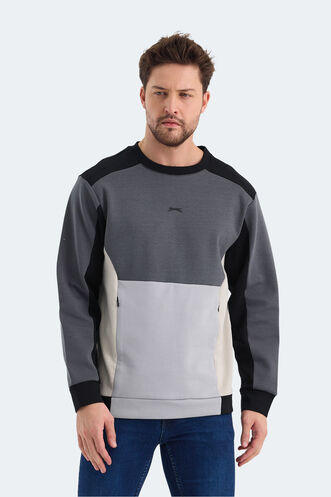 Slazenger VITALI Men's Sweatshirt Black - Thumbnail