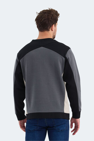 Slazenger VITALI Men's Sweatshirt Black - Thumbnail