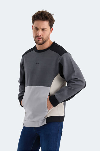 Slazenger VITALI Men's Sweatshirt Black - Thumbnail