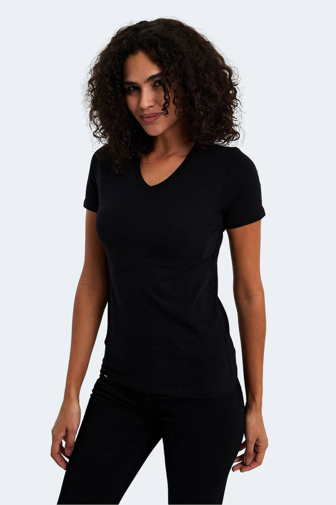 Slazenger VIVEK Women's T-Shirt Black