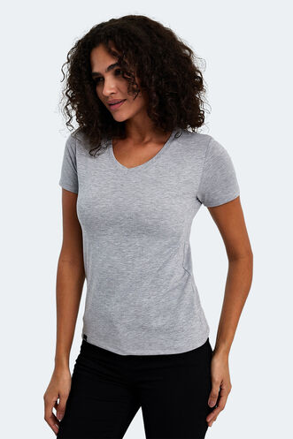 Slazenger - Slazenger VIVEK Women's T-Shirt Gray