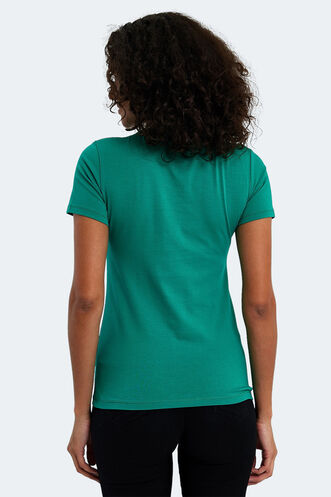 Slazenger VIVEK Women's T-Shirt Green - Thumbnail