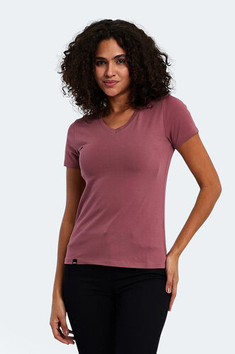 Slazenger VIVEK Women's T-Shirt Rose - Thumbnail