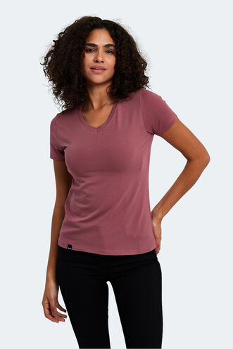 Slazenger VIVEK Women's T-Shirt Rose - Thumbnail