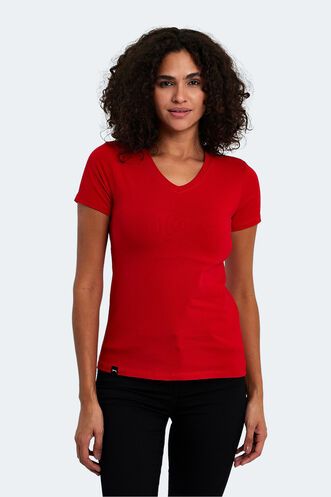 Slazenger - Slazenger VIVEK Women's T-Shirt Red