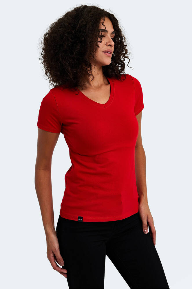 Slazenger VIVEK Women's T-Shirt Red