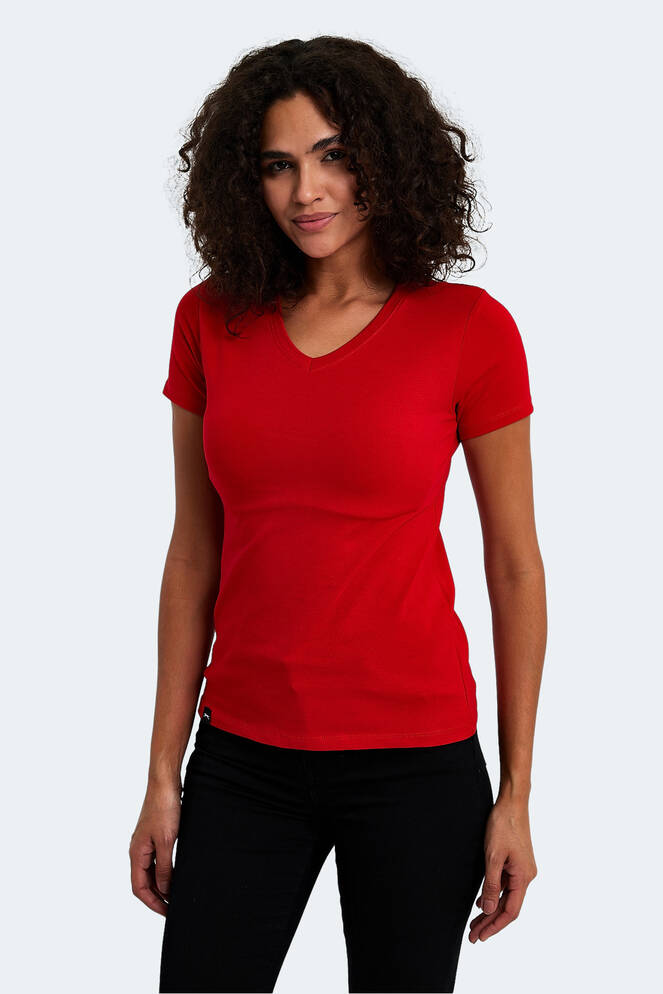 Slazenger VIVEK Women's T-Shirt Red