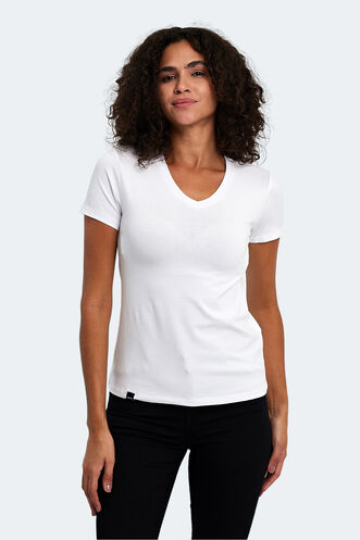 Slazenger - Slazenger VIVEK Women's T-Shirt White