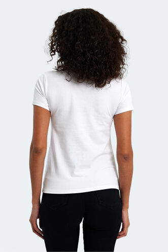 Slazenger VIVEK Women's T-Shirt White - Thumbnail