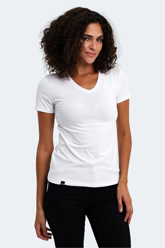 Slazenger VIVEK Women's T-Shirt White - Thumbnail