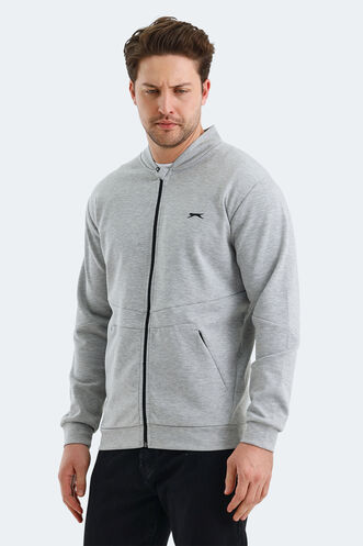 Slazenger - Slazenger VLAD Erkek Sweatshirt Gri