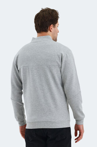 Slazenger VLAD Erkek Sweatshirt Gri - Thumbnail