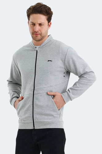 Slazenger VLAD Erkek Sweatshirt Gri - Thumbnail