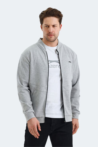 Slazenger VLAD Erkek Sweatshirt Gri - Thumbnail