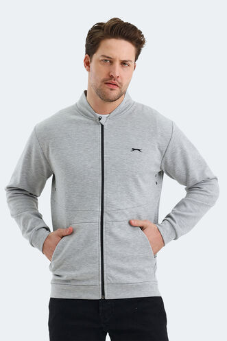 Slazenger VLAD Erkek Sweatshirt Gri - Thumbnail