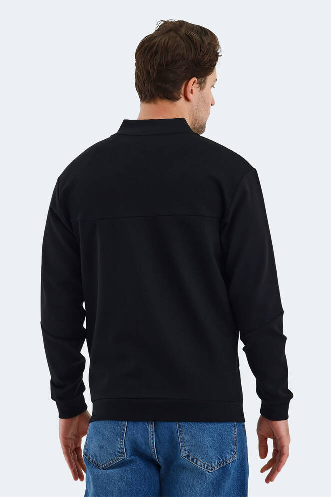 Slazenger VLAD Erkek Sweatshirt Siyah