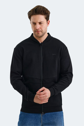 Slazenger VLAD Erkek Sweatshirt Siyah - Thumbnail