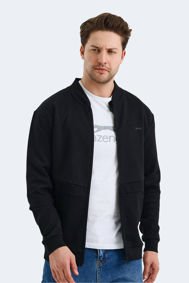 Slazenger VLAD Erkek Sweatshirt Siyah