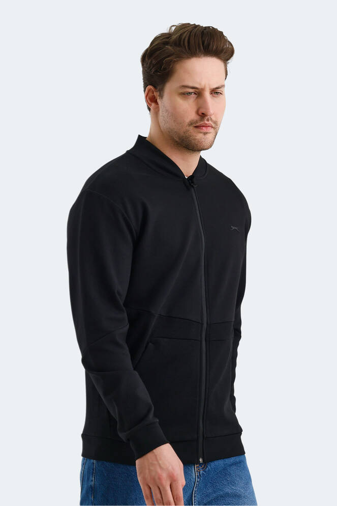 Slazenger VLAD Erkek Sweatshirt Siyah