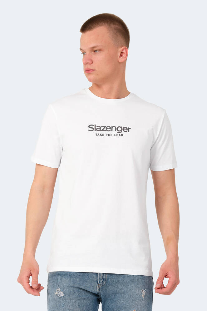 Slazenger VOITTO Erkek Tişört Beyaz