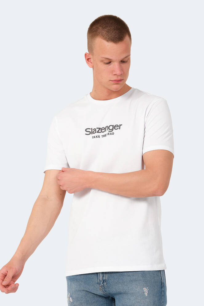 Slazenger VOITTO Erkek Tişört Beyaz