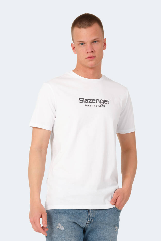 Slazenger VOITTO Erkek Tişört Beyaz