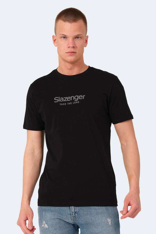 Slazenger VOITTO Erkek Tişört Siyah