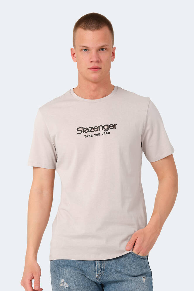 Slazenger VOITTO Erkek Tişört Taş Gri