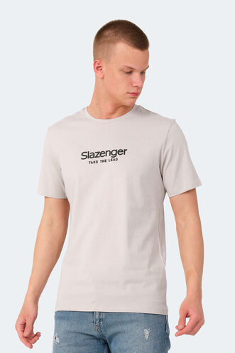 Slazenger VOITTO Men's T-Shirt Stone Gray - Thumbnail