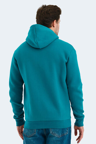 Slazenger VONDA Erkek Sweatshirt Petrol - Thumbnail