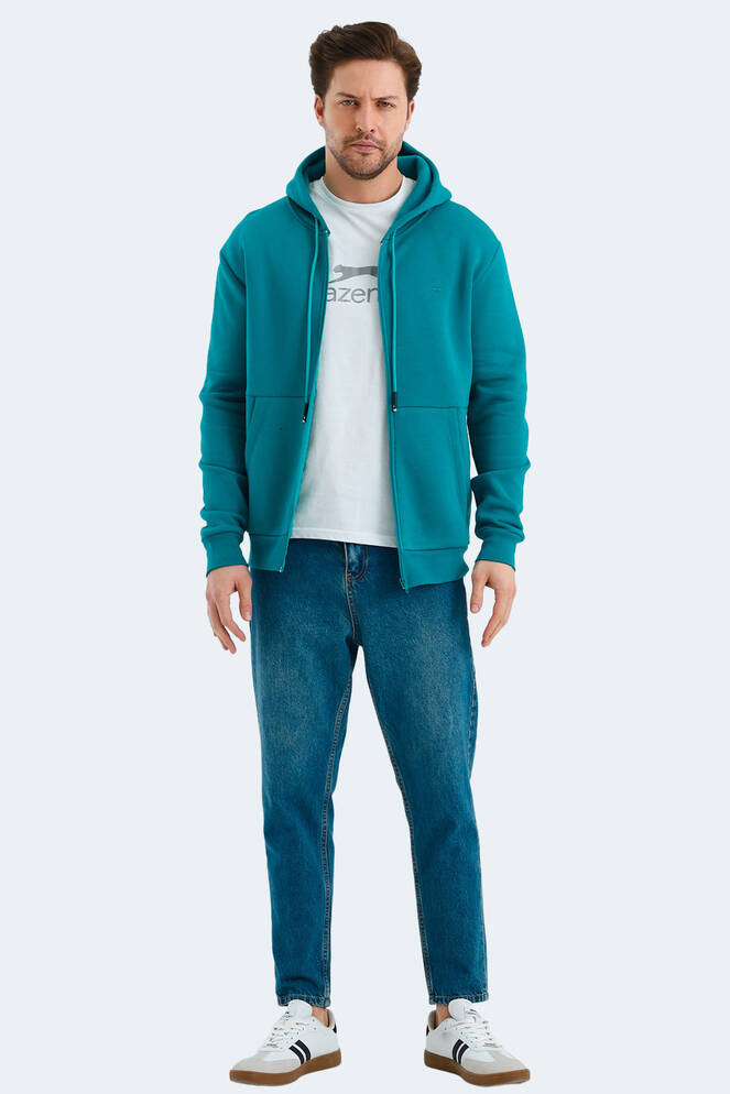 Slazenger VONDA Erkek Sweatshirt Petrol