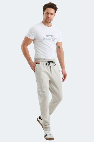 Slazenger VURAL Men's Sweatpants Beige - Thumbnail