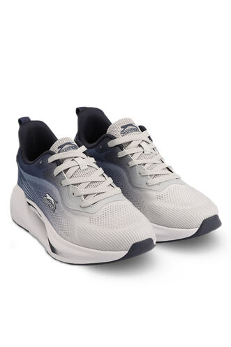 Slazenger WEMBA Sneaker Men's Shoes Gray - Blue - Thumbnail