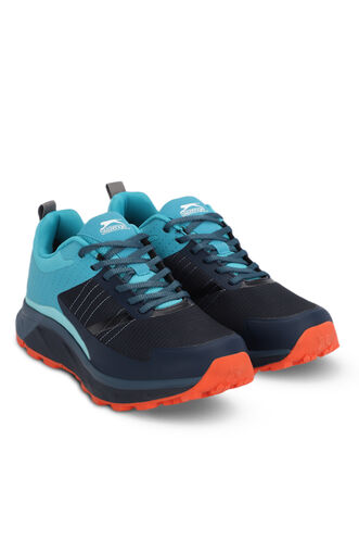 Slazenger WHISPER Waterproof Men's Outdoor Shoes Dark Grey - Blue - Thumbnail