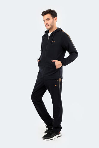 Slazenger YANKOM Men's Tracksuit Navy - Orange - Thumbnail