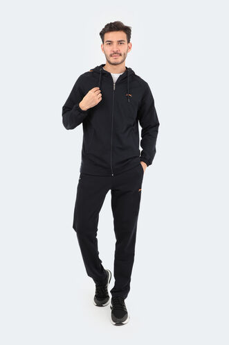 Slazenger YANKOM Men's Tracksuit Navy - Orange - Thumbnail