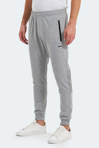 Slazenger YAZHU Men's Sweatpants Bottoms Gray - Thumbnail