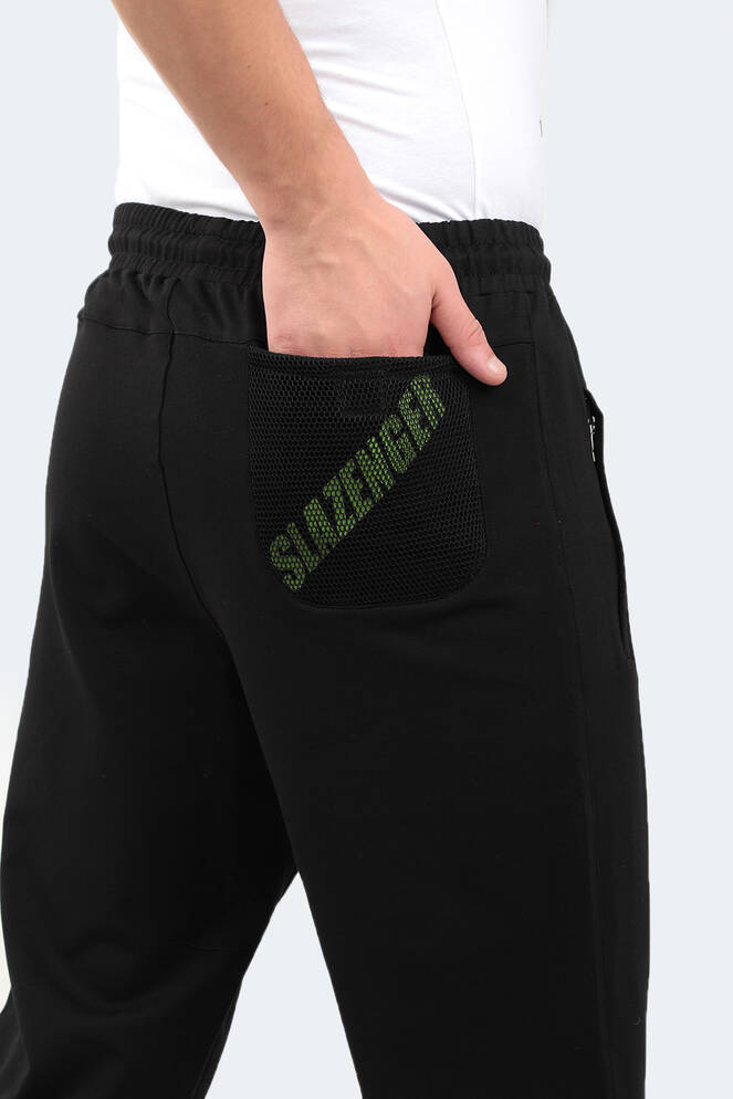 Slazenger YUUN Erkek Eşofman Altı Siyah - Yeşil