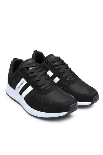 Slazenger ZAAL Sneaker Men's Shoes Black - White - Thumbnail